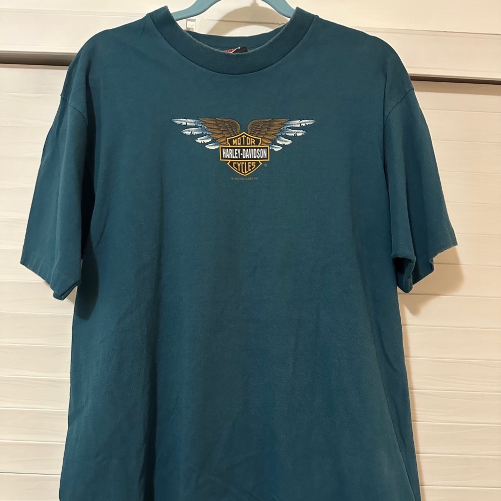 Vintage Harley Davidson shirt from Reno, Nevada, blue, Size XL